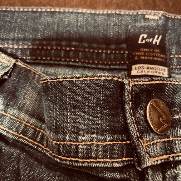 NWOT Citizens of Humanity Denim Dani Cropped Straight Leg Cuffed Jeans Size 31 - Picture 4 of 10